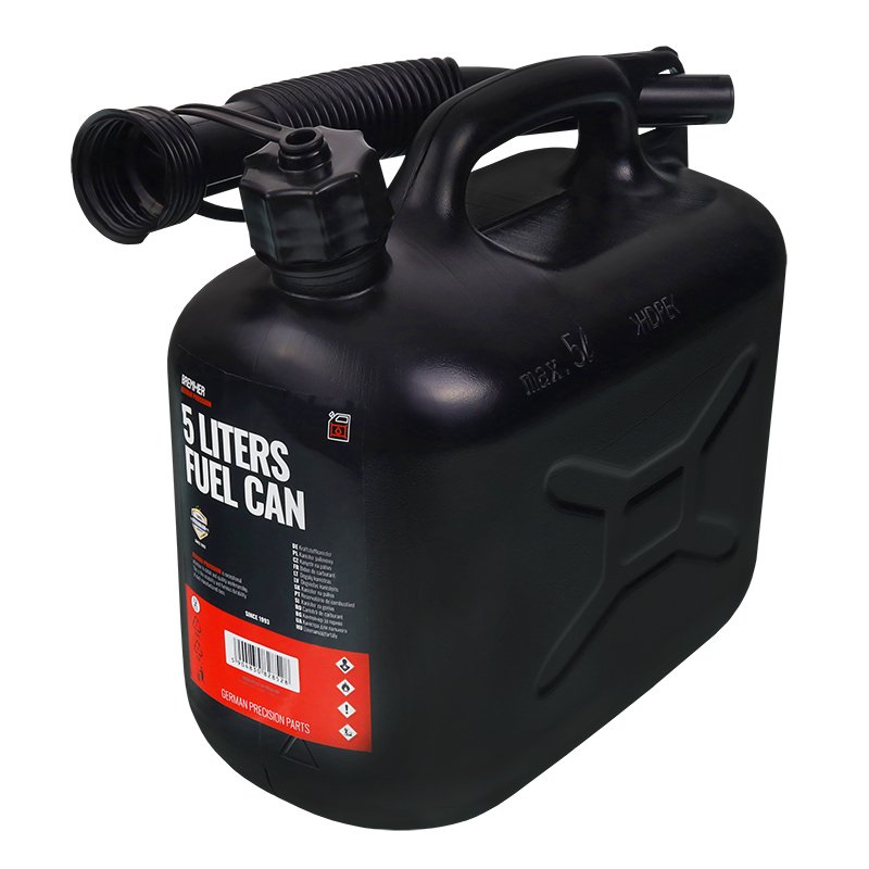 Kütus CAN, plastik, 5L, must