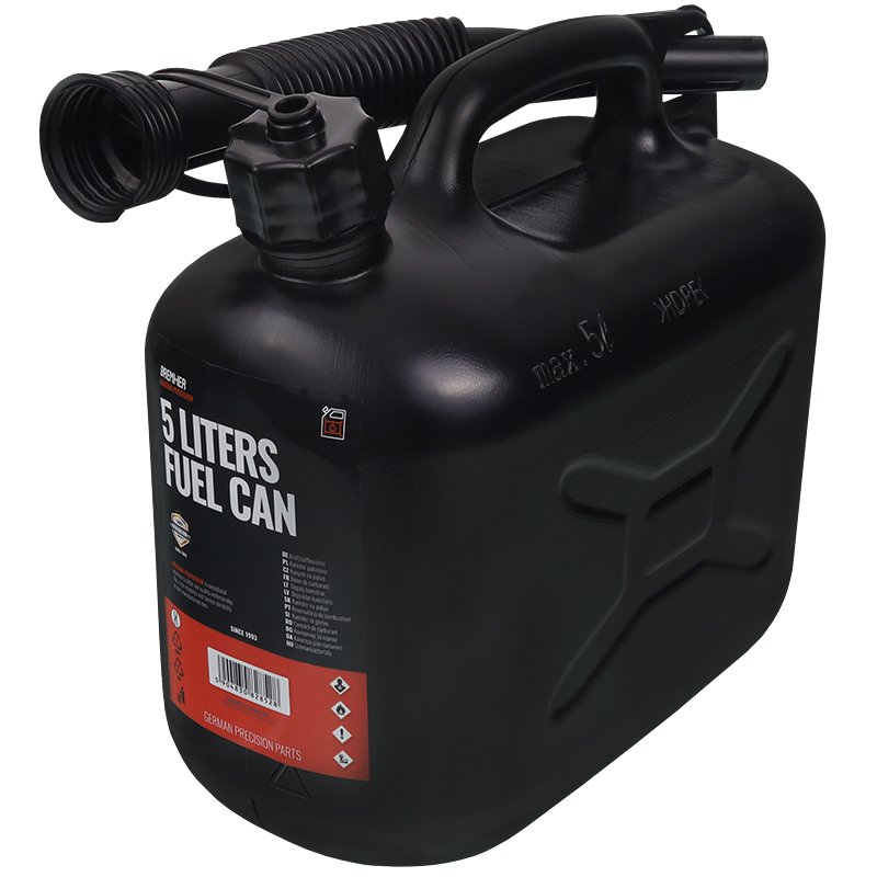 Kütus CAN, plastik, 5L, must