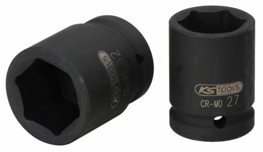 Kuuskant- löökpadrun 3/4",lühike 29mm, KS Tools