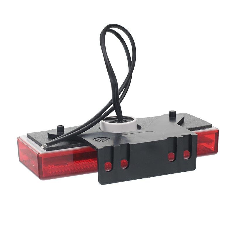 LAMPA OBRYSOWA CZERWONA DIODOWA KOOS UCHWYTEM, 12/24V, LED BY CONTOUR
