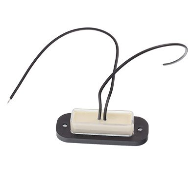 LAMPA OŚWIETLENIA TABLICY REJESTRACYJNEJ DIODOWA, KLOSZ valge, WĄSKA, 12/24V