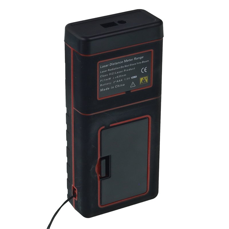 LASER DISTANCE METER, DIGITAL, must/punane, 40M
