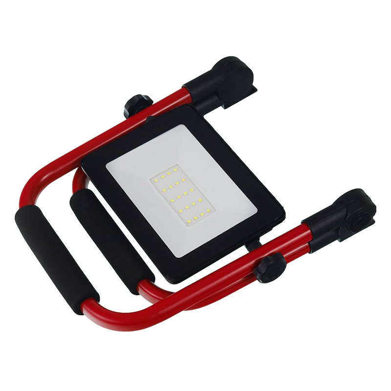LED FLOODLIGHT, RECHARGEABLE, 12/230V, 10W laadija + BASE