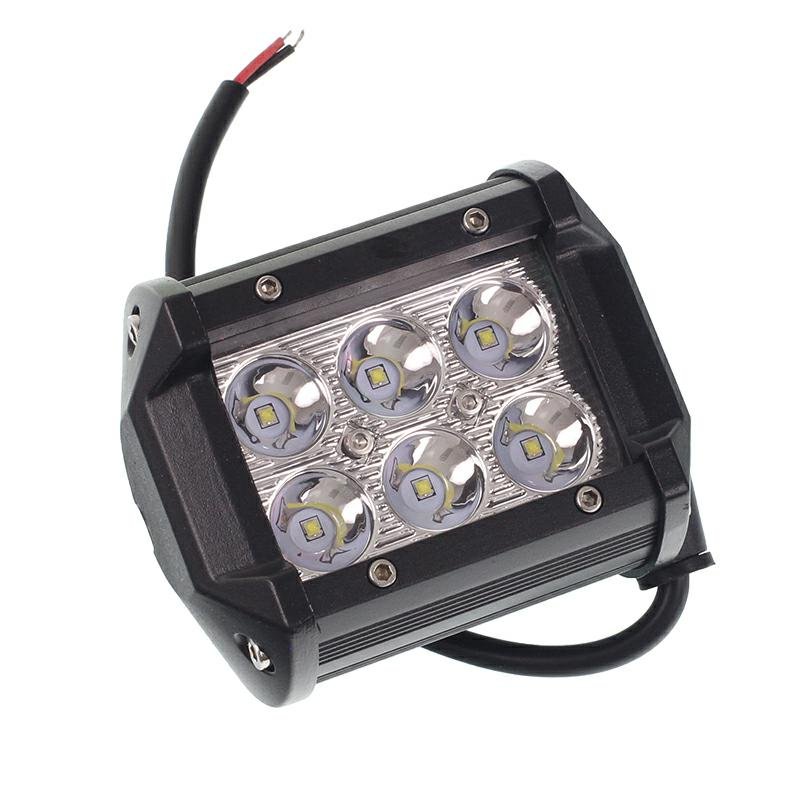 LED PANEL, STRAIGHT, 6 LEDS IN 2 ROWS, tagumine MOUNT, 10-30V, 960 LM