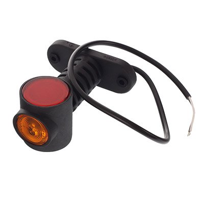 LED SIDE MARKER LIGHT VALGE-PUNANE-ORANŽ PIKK SIRGE KÄE PEAL 12/24V