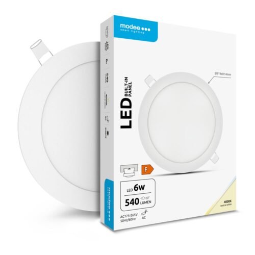 LED-paneel A2 ümar 6W 4000K (540 lumen) süvistatav | Elektrikaubad | Modee | Trollo.ee | Üle 10 000 toote