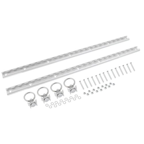 LISTWA MONTAŻOWA ŁADUNKU AIRLINE 2x60cm ZESTAW KOTWICZNY KOOS UCHWYTAMI 4szt