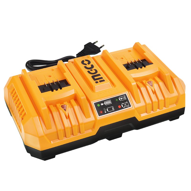 Liitiumioonaku laadija, 2 CHARGING PORTS, 20V, 4A + 4A