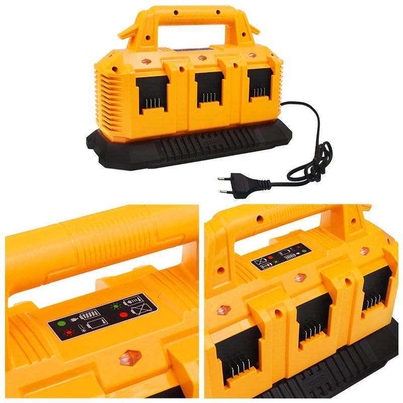 Liitiumioonaku laadija, 6 CHARGING PORTS, 20V, 6×4A