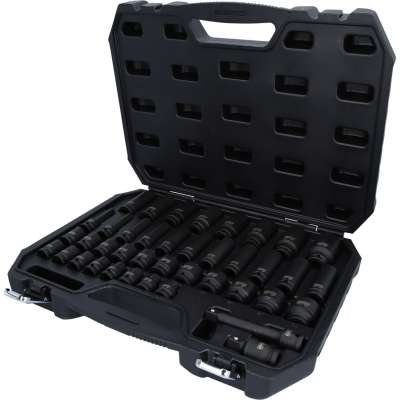 Löökpadrunite komplekt 1/2´´, pikad ja lühikesed 9-30mm 40pcs, KS Tools