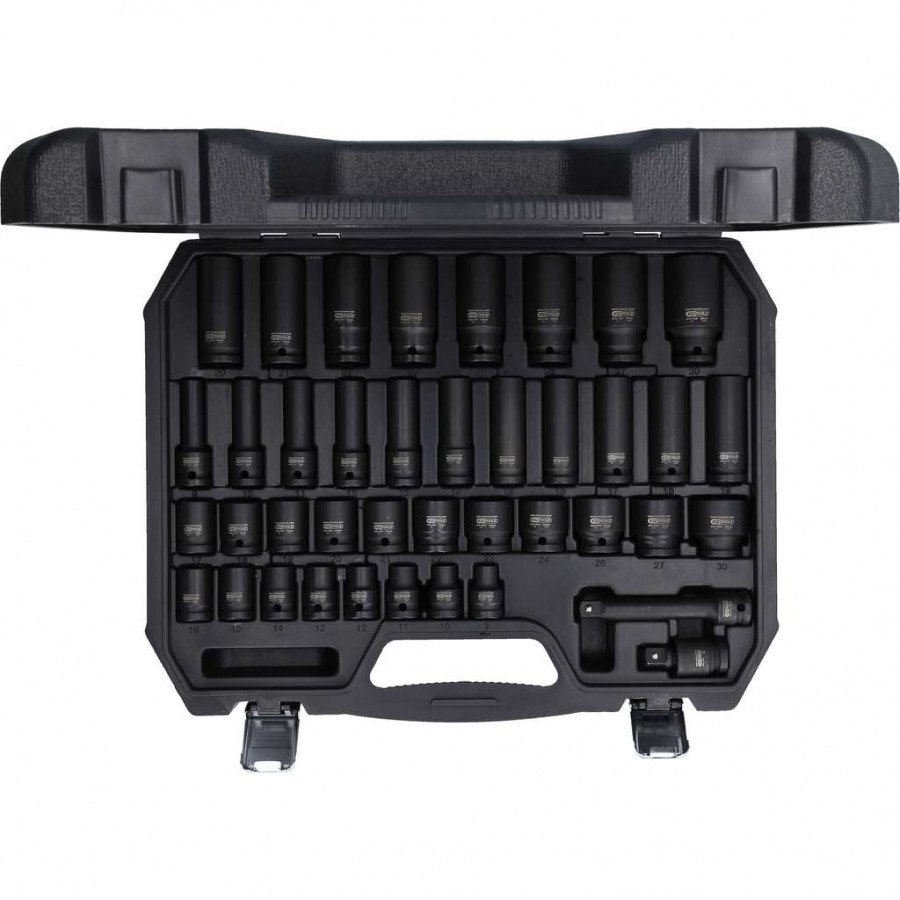 Löökpadrunite komplekt 1/2´´, pikad ja lühikesed 9-30mm 40pcs, KS Tools