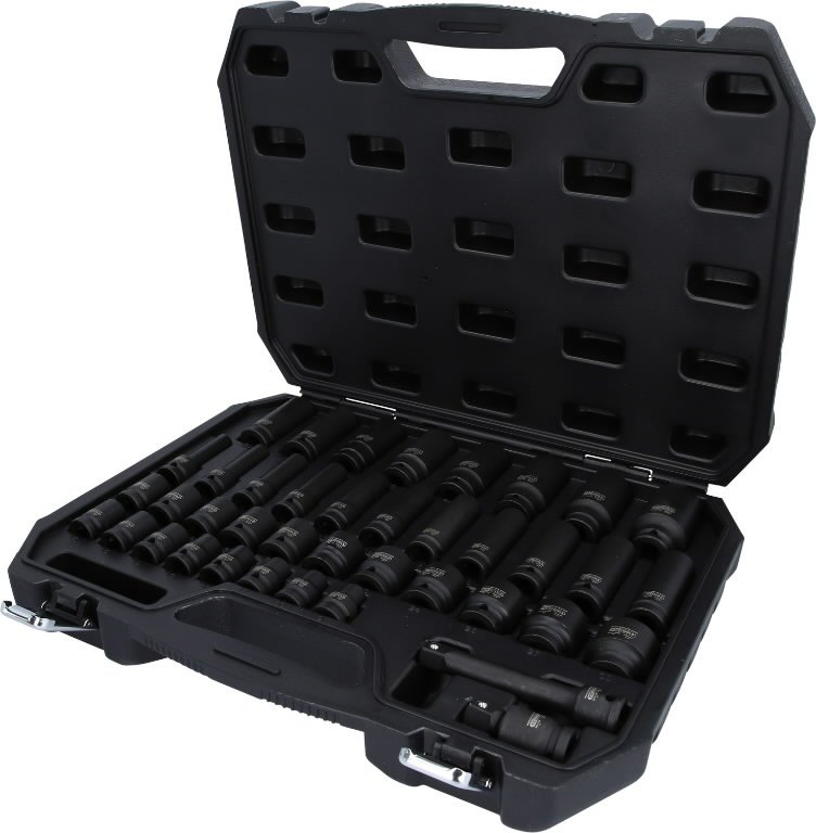 Löökpadrunite komplekt 1/2´´, pikad ja lühikesed 9-30mm 40pcs, KS Tools