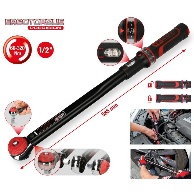 Momentvõti ERGOTORQUE precision 1/2" 60-320Nm, KS Tools