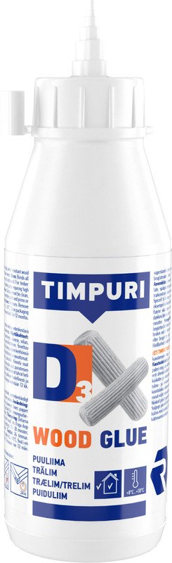 Niiskuskindel puiduliim TIMPURI D3 PVA 200ml