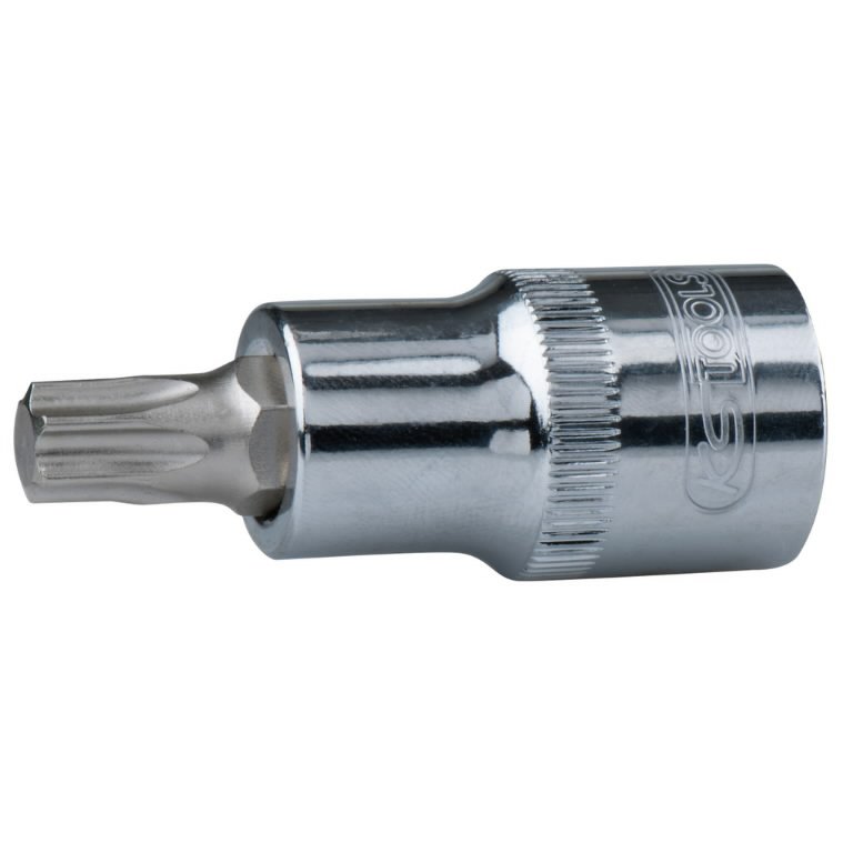 Otsakupadrun Torx 1/2" CHROMEplus, riputussildil T27, KS Tools