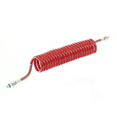 PNEUMATIC SPIRAL voolik M16 punane SILICONE(polüuretaan)