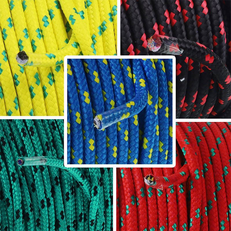 POLYPROPYLENE ROPE FI 5,0 mm, MIX COLORS, rull 550 m