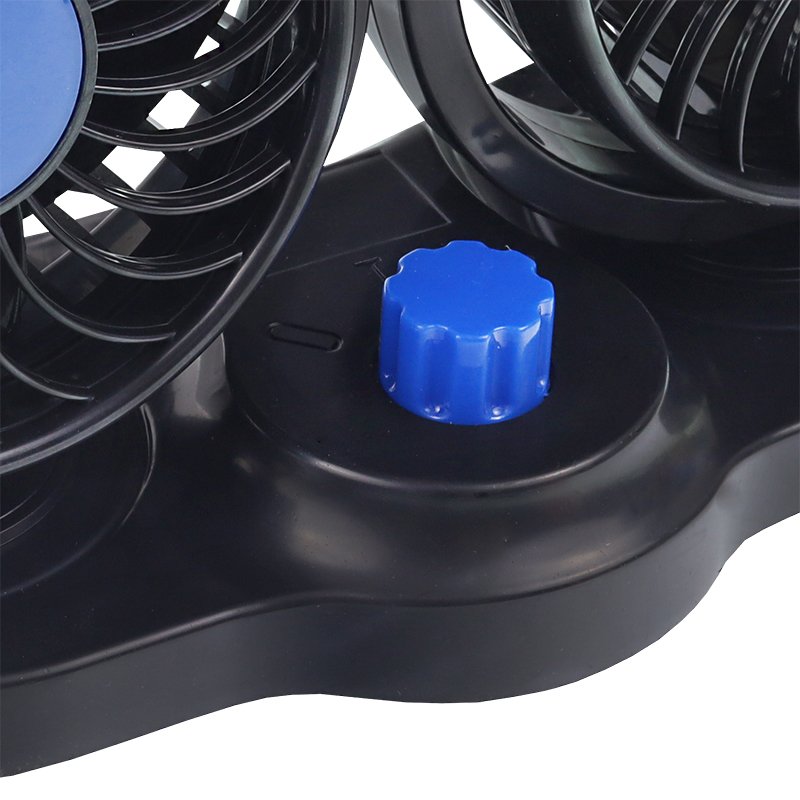 ROTARY auto FAN 12V DOUBLE, 4 INCH, kaabel koos pistik sobib sigaretisüütaja pesa 1.4M