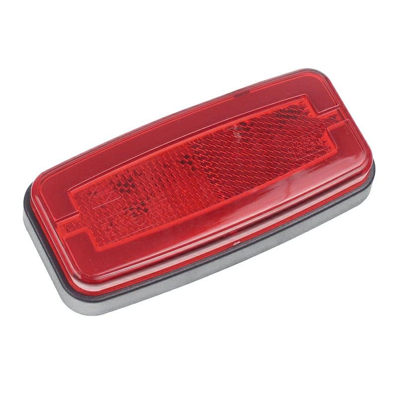 POSITION LAMP punane LED NEON VERSION, koos REFLECTOR, 12/24V