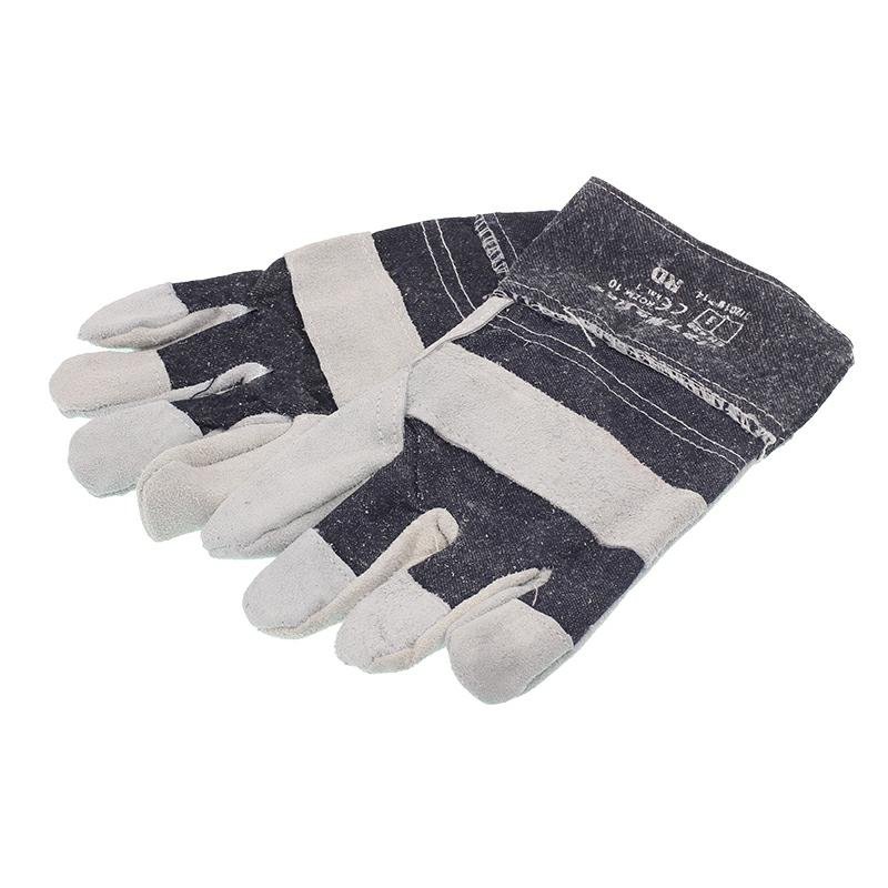 PROTECTIVE GLOVES, COWHIDE, tugevdatud, 150G