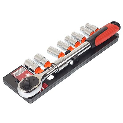 Pesa WRENCH komplekt, 9-PIECE, 1/2", plastik HOLDER