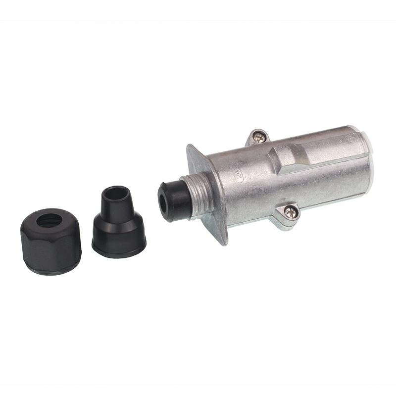 Pistik 7/24V S alumiinium, SCREW sõrm komplekt koos SCREW NUT AND PVC CAP