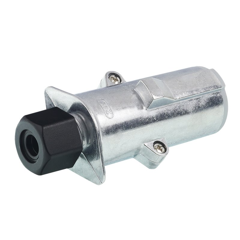 Pistik 7/24V alumiinium, TWISTED CONTACTS, NUT