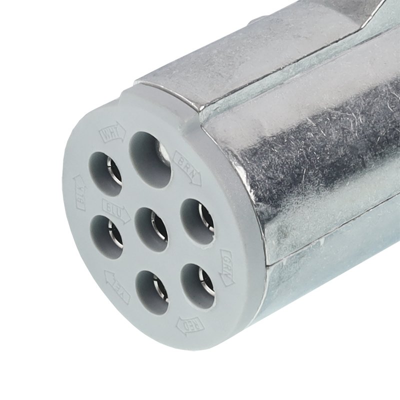 Pistik 7/24V alumiinium, TWISTED CONTACTS, NUT