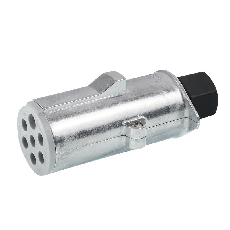 Pistik 7/24V alumiinium, TWISTED CONTACTS, NUT