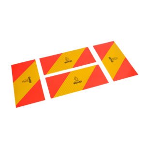 RASKETE SÕIDUKITE HOIATUSSILT väike tüüp KLEEBIS 282X132MM