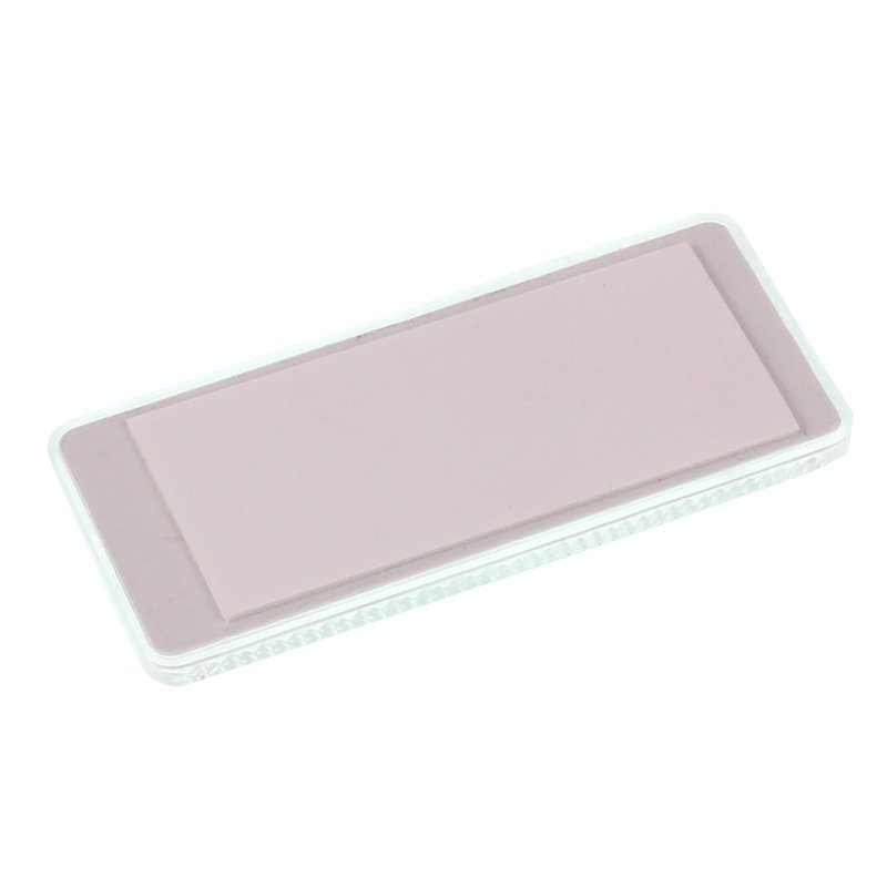 RECTANGULAR STICK-ON REFLECTOR valge 90x40MM