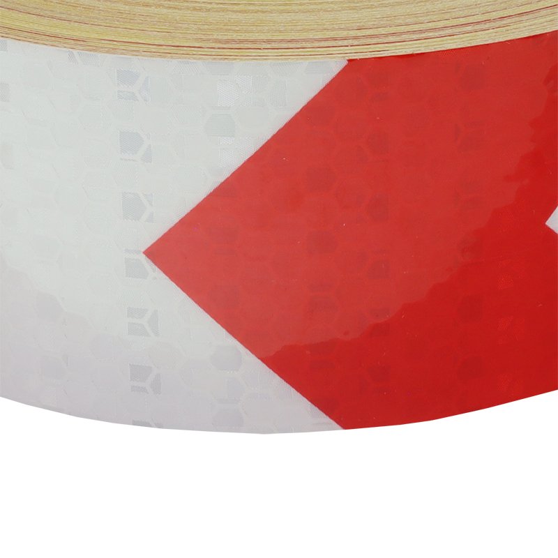 REFLECTIVE ARROW TAPE 25M valge-punane