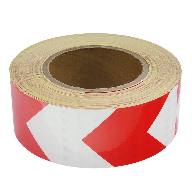 REFLECTIVE ARROW TAPE 25M valge-punane
