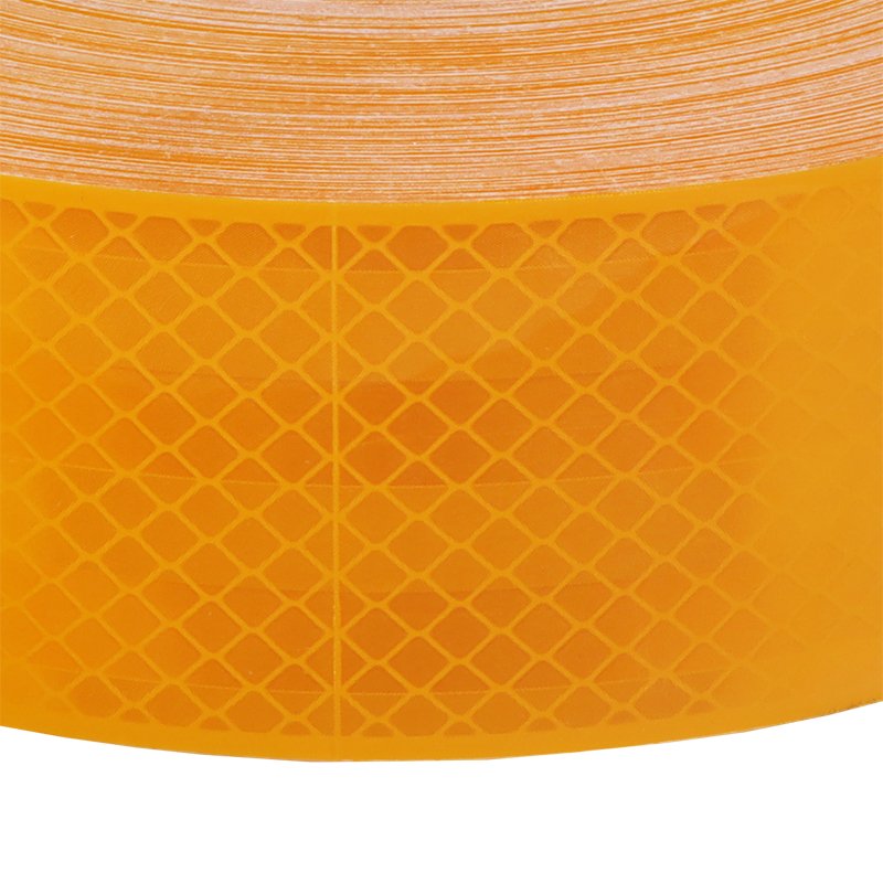 REFLECTIVE TAPE IN rull 50M kollane, 3RD GENERATION, CONTINUOUS, CONTOURED
