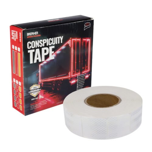 REFLECTIVE TAPE IN ROLL 50M valge