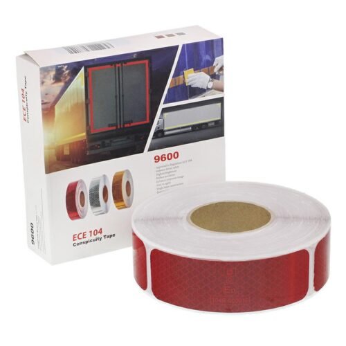 REFLECTIVE TAPE IN rull 50M punane 3RD GENERATION