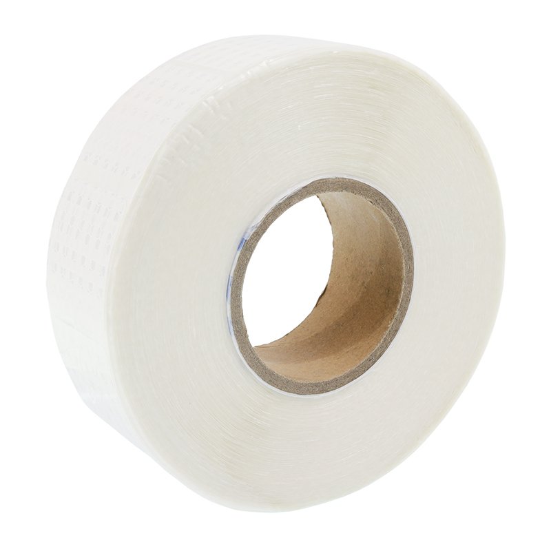 REFLECTIVE TAPE ROLL 50M valge, 1ST GENERATION, BROKEN OUTLINE