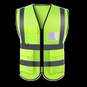 REFLECTIVE VEST - kollane XL koos POCKETS