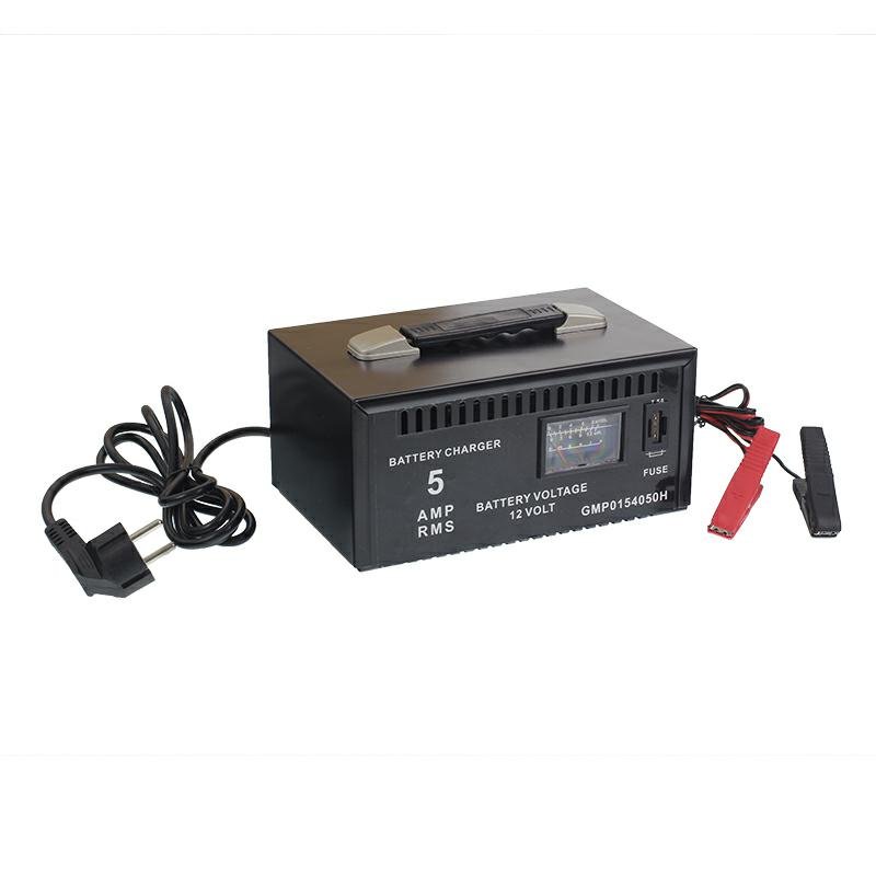 RETCIFIER 12V, 5A, AMPERMEETRIGA 15AH KUNI 100AH