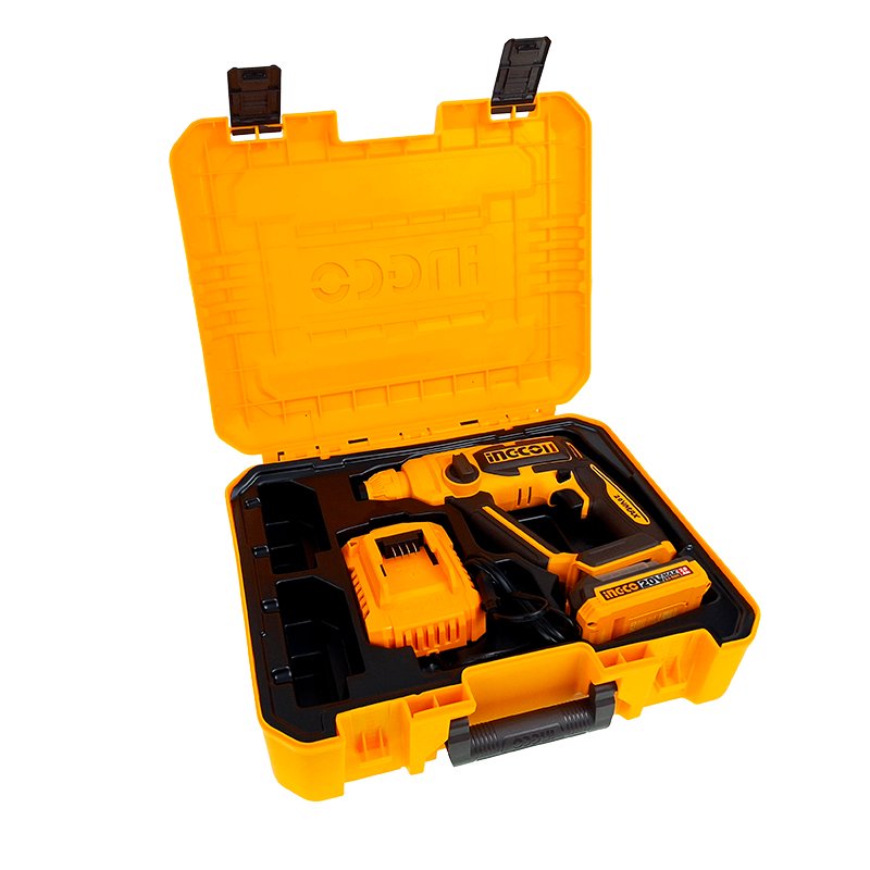 ROTARY HAMMER, harjavaba, 20V, 1.5J, 2AH aku, kohver, juhtmeta