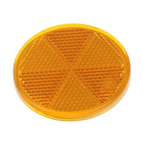 ROUND REFLECTOR STICK-ON kollane FI 60MM | Autokaubad>Sõidukite valgustus | Hermon | Trollo.ee | Üle 10 000 toote