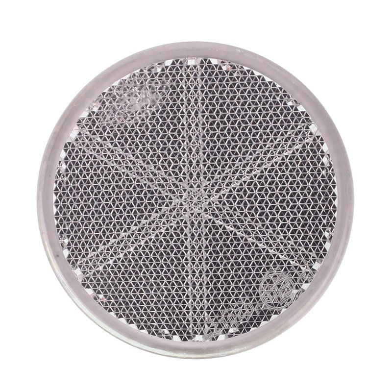 ROUND REFLECTOR STICK-ON valge FI 60MM