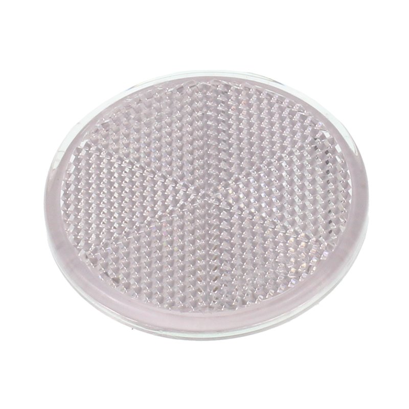 ROUND REFLECTOR STICK-ON valge FI 60MM
