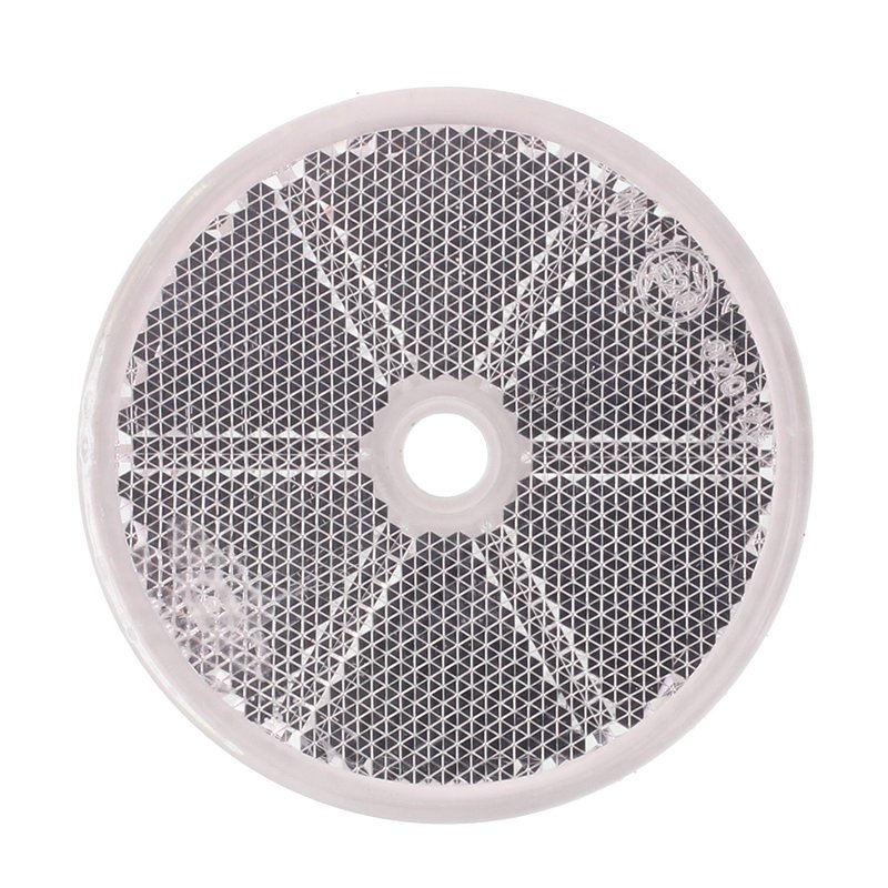 ROUND REFLECTOR koos ava valge FI 60MM