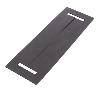 RUBBER BELT PROTECTOR 290X100MM FLAT, B=50MM, SISEMISE LÕIKEGA