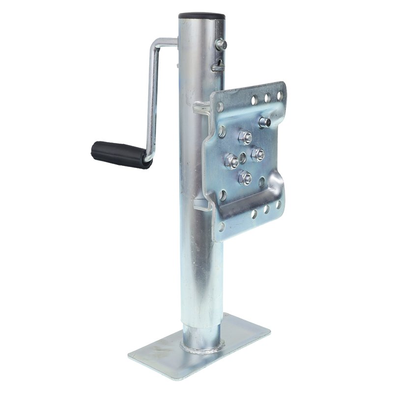 Reguleeritav haagis kronstein LEG koos MOUNTING plaat 900KG L=410-660 SIDE CRANK
