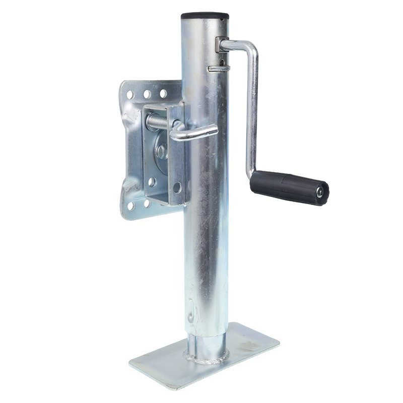 Reguleeritav haagis kronstein LEG koos MOUNTING plaat 900KG L=410-660 SIDE CRANK