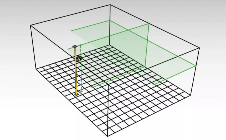 Ristjoonlaser LAX 320 G, roheline kiir, Stabila