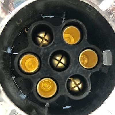 SOCKET 7/12V ALUMIINIUM, KONTAKT (UDUVASTASE VALGUSEGA)
