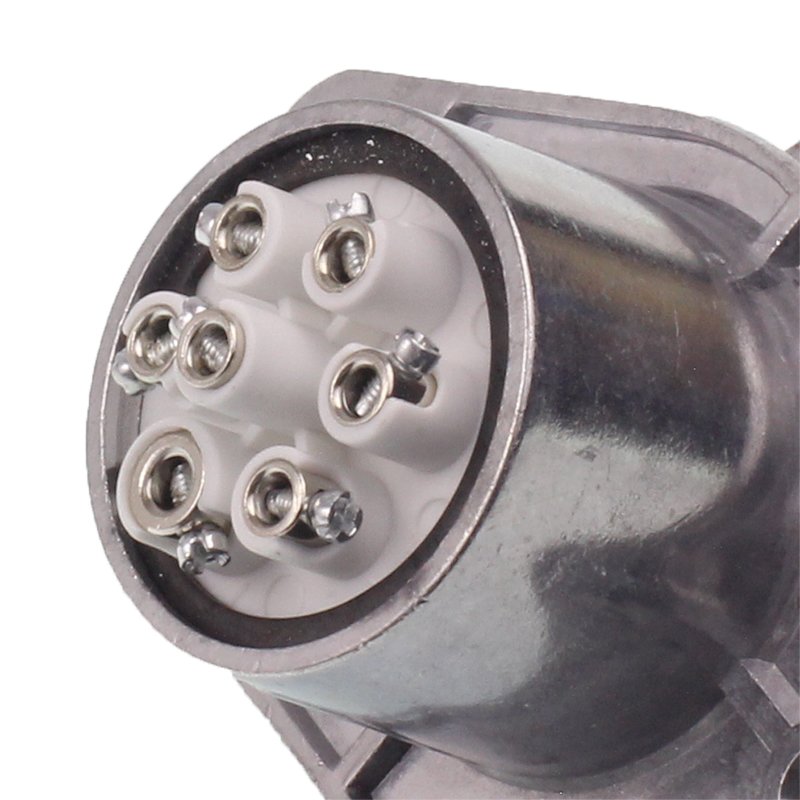 SOCKET 7/24V S ALUMIINIUM, KONTAKT KEERATUD